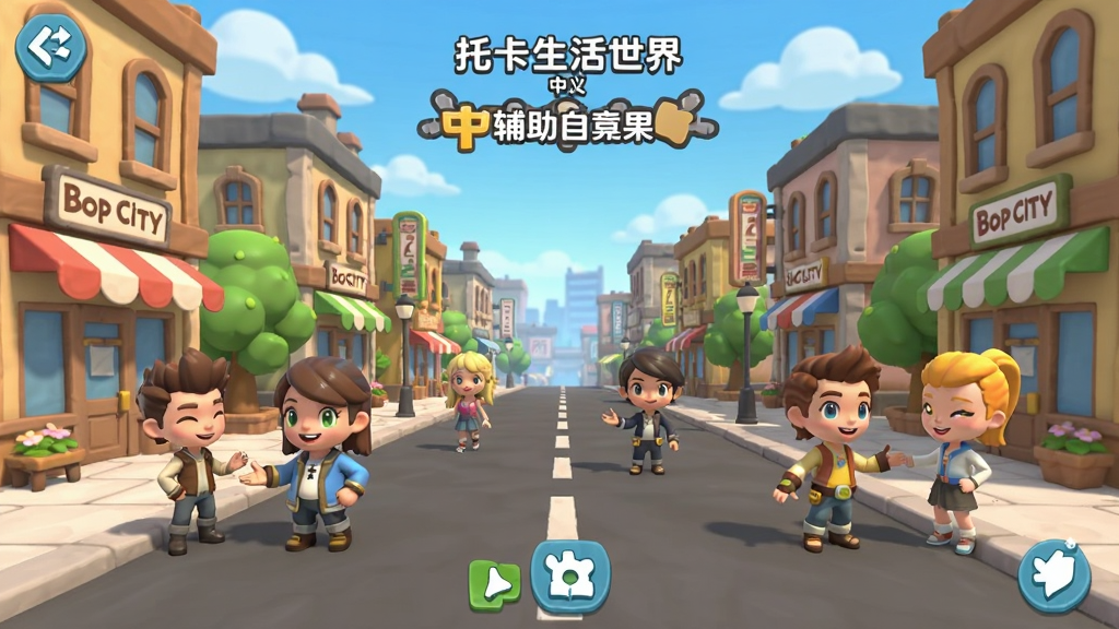 �п�����������԰����ĸ����˵���Ϸ�����棬չʾBop City�����־�������ɫ�����������������ã���ͨ��񣬲������������ɰ���ϸ�ڷḻ�����ʸ��壬�ɾ����޶���Ԫ��