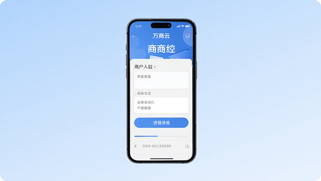 ����������һ�������ֻ�����Ļ��ʾ������APP���̻���פ���棬����Ϊ����չʾ�ֻ�������Ϊ����ǳ��ɫ���䣬���Ϊ��ƽ������廭��ϸ�ڰ���������д��ť�ͽ�����ʾ�����ʸ��壬�ɾ����޶���Ԫ��