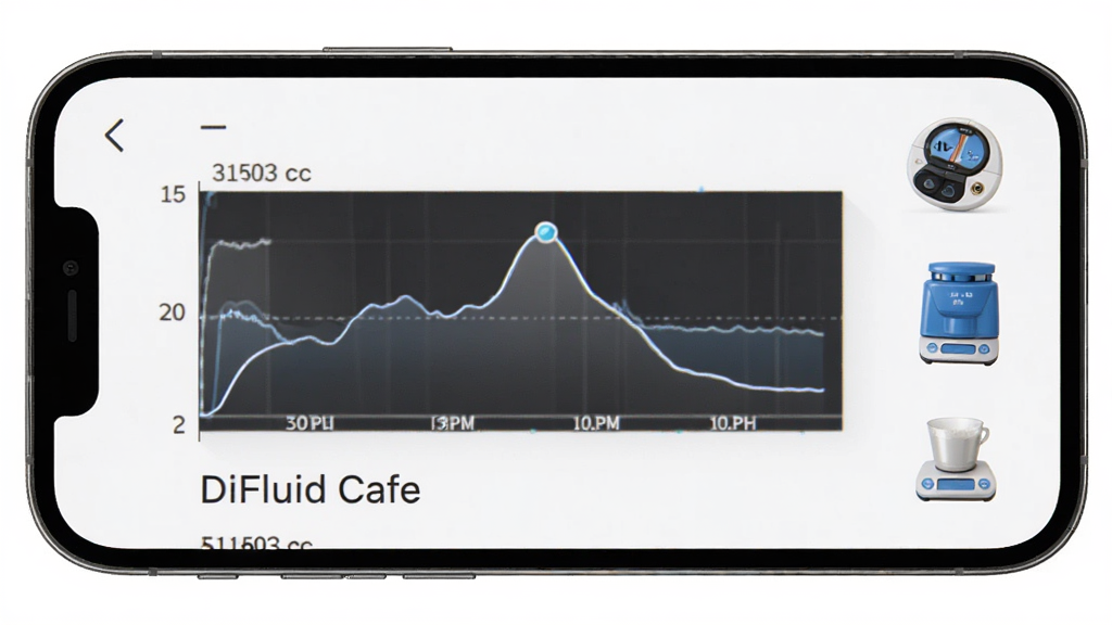 DiFluid Cafe Ӧ�ý���չʾ������Ϊ�ֻ���Ļ��ʾ���ȳ�������������Ũ����ֵ�����־��У��Ű��࣬����ִ��Ƽ��У�ϸ�ڰ����۹�������ӳ�ͼ�꣬�����������ɾ����޶���Ԫ��