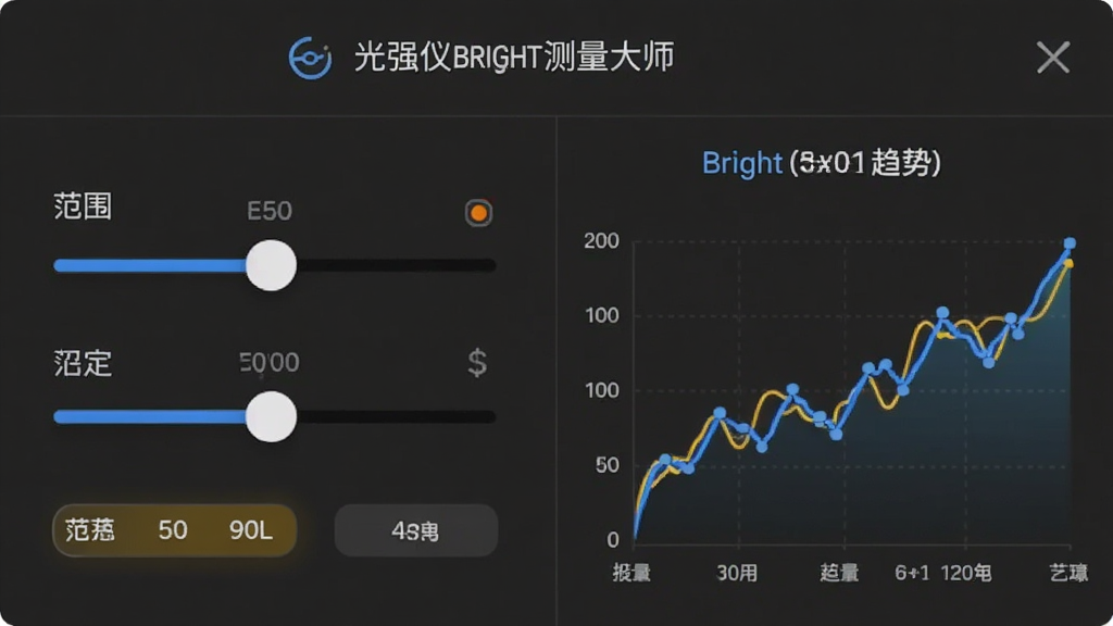 �������ƹ�ǿ��Bright������ʦ������Ϊ�նȷ�Χ�趨������������ͼ������Ϊ���·������Ű����룬���Ϊ��ˬ������APP���棬ϸ�ڰ���������ڡ���Χ�����������������������ʸ���ɾ��޶���Ԫ��