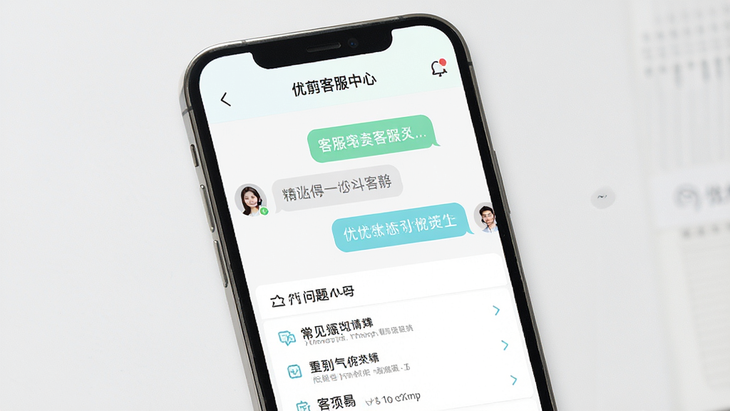 �ż��ͷ����Ľ��棬����Ϊ�ֻ���Ļ��ʾ���߿ͷ��Ի�ҳ�棬����Ϊ���½ṹ���Ű����������Ϊ����ǳɫ��ϸ�ڰ����ͷ�ͷ�񡢶Ի����ݡ����������б������ʸ��壬�ɾ����޶���Ԫ��
