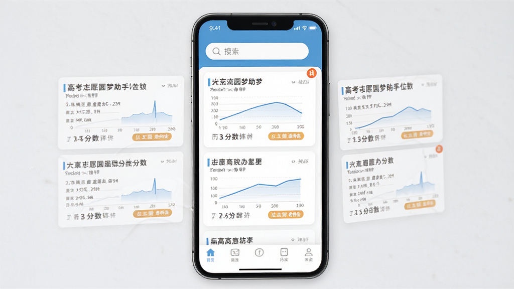 �߿�־ԸԲ������ԺУ��ѯҳ�棬����Ϊ�ֻ���Ļ��ʾԺУ�б������ɸѡ��������Ϊ�����������м�ԺУ��Ƭ�ײ����������Ű��������򣬷��Ϊ���½����磬ϸ�ڰ��������������ͼ��λ�α�ǩ�����ʸ���ɾ��޶���Ԫ��