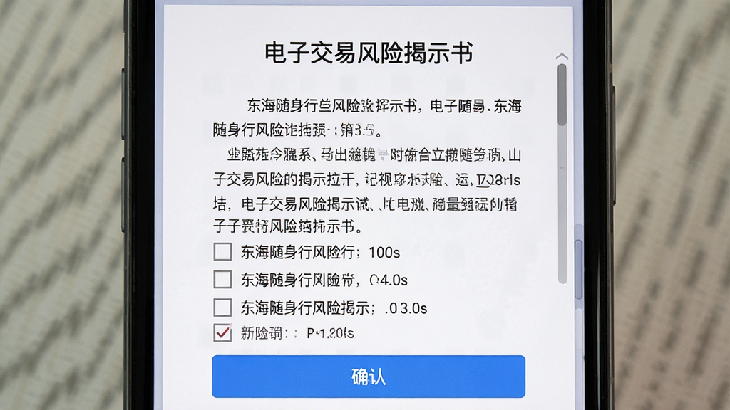 ���������з��ս�ʾ��ҳ�棬����Ϊ�ֻ���Ļ��ʾ�����ĵ�������Ϊ�ĵ����⡰���ӽ��׷��ս�ʾ�顱�Ӷ����·�Ϊ���������빴ѡ���Ű���������Ϊ��ʽ�����ĵ��磬ϸ�ڰ�����������ȷ�ϰ�ť�����ʸ��壬�ɾ����޶���Ԫ��