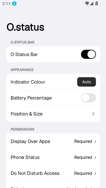 O.status�ٷ����氲װ��v3.0.0 ��׿�����н�ͼ