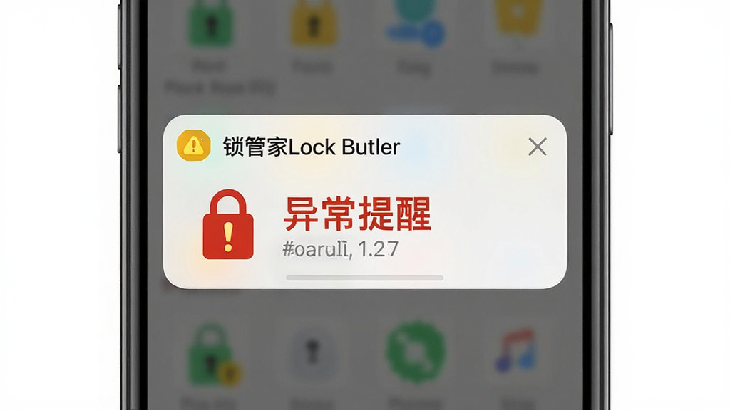 �ҵ����ܼ�Lock Butler�������ͽ��棬����Ϊ�ֻ�����֪ͨ��Ƭ������Ϊ������ʾ���Ű�ͻ������ͼ������֣����Ϊ��ʾ�����ɫ��ϸ�ڰ������θ�̾��ͼ��͡��쳣���ѡ����������ʸ��壬�ɾ����޶���Ԫ��