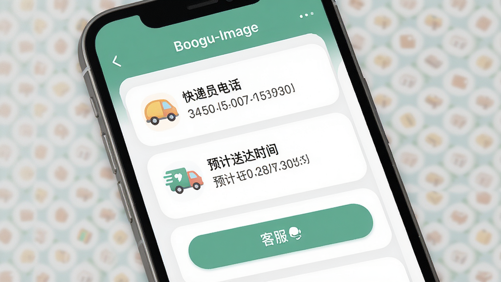Boogu-Image ����һ���ֻ���Ļ��ͼ�������ǿ�ݵ��ſ��Ӧ�õ���������ҳ�棬����Ϊ��Ƭʽ��Ϣչʾ���Ű�������Ա�绰��Ԥ���ʹ�ʱ�䡢�ͷ���ť�����Ϊ���Բ����ƣ�ϸ�ڰ���ͼ�ꡢ����˵������ť�����ʸ��壬�ɾ����޶���Ԫ��