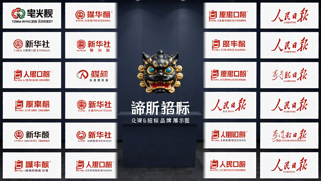 �����б�Ʒ��չʾͼ������ΪƷ��LOGO��ý�屳��ǽ������Ϊ���жԳƽṹ���Ű�����������У����ΪȨ��רҵ����磬ϸ�ڰ������ӡ��»��硢�����ձ���ý���ʶ�����ʸ��壬�ɾ����޶���Ԫ��