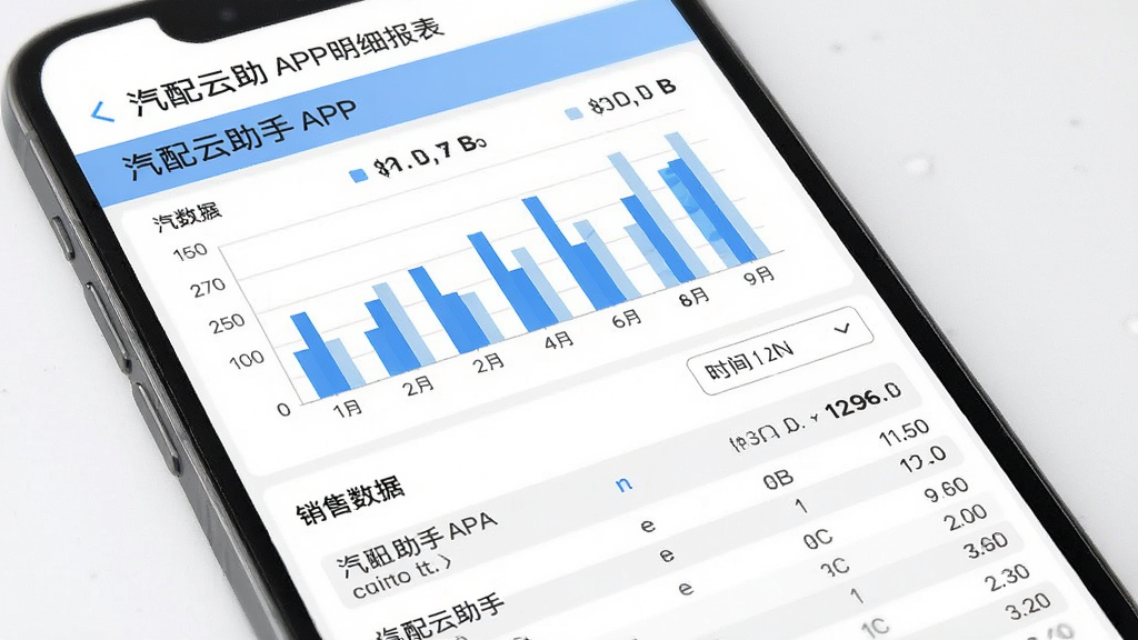 ����������APP��ϸ����ҳ�棬�ֻ���Ļ��ʾ��������ͼ�����б��������������Ű����������Լ����ϸ�ڰ�����״ͼ�����ݻ��ܡ�ʱ��ɸѡ�������������ɾ����޶���Ԫ��