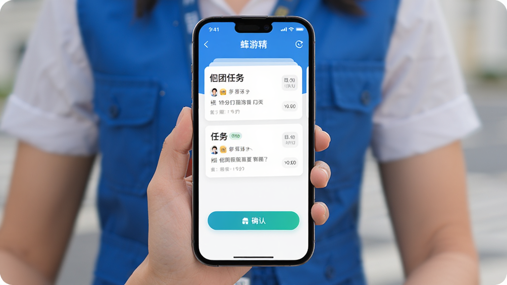 �ֻ���Ļ��ʾ���ξ�APP�ӵ����棬����Ϊһ�������ֳ��ֻ��鿴���������б�������Ϊ�����ֻ��������չʾ���Ű����������Ϊ�ִ���ƽ���Ƽ��磬ϸ�ڰ�������Ƭ��ʱ���ǩ��ȷ�ϰ�ť�����ʸ��壬�ɾ����޶���Ԫ��