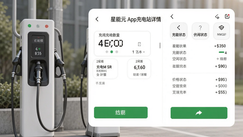 ����ԪApp���վ����ҳ�棬��ʾ���׮����������״̬���۸��б��͵�����ť�������Ű����룬��ɫ����������ɫȷ�ϰ�ť������ִ���Լ�����廭��