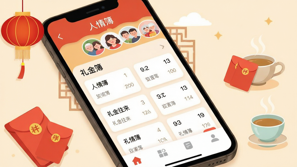 ���鲾��������չʾ������Ϊһ�������ֻ���Ļ����Ļ����ʾ��ܰ�ļ�ͥ�����˱��б������ְ���������ͥȺ��ͷ���в���Ŀ��Ƭ���ײ����������Ű������������Ϊ��ů��ƽ���廭�磬ϸ���к������������豭����ʽԪ�ص�׺�����ʸ��壬�ɾ��޶���Ԫ�أ���Ļ��������ʾ�����鲾���͡����������