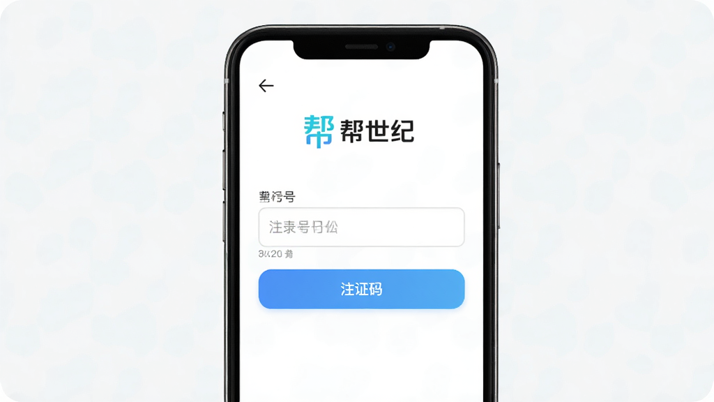������APPע���¼ҳ�棬�ֻ���Ļչʾ�ֻ�����������֤�밴ť������Ϊ�ֻ����棬���־��У��Ű�����������Լ���£�ϸ��չʾ�������͡�logo��ע�ᰴť�����ʸ��壬�ɾ����޶���Ԫ��