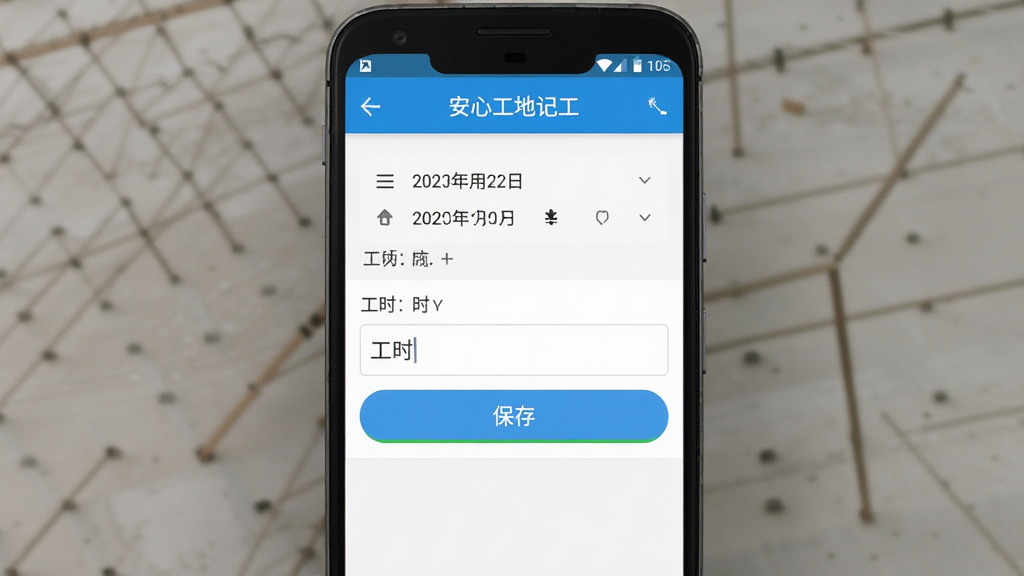 �ֻ���Ļ��ʾ���Ĺ��ؼǹ�Ӧ�ý��棬����Ϊһ����׿�ֻ������־��У��Ű��࣬���дʵ��ϸ�ڰ�������ѡ��������ʱ�����ͱ��水ť�������������ɾ����޶���Ԫ��