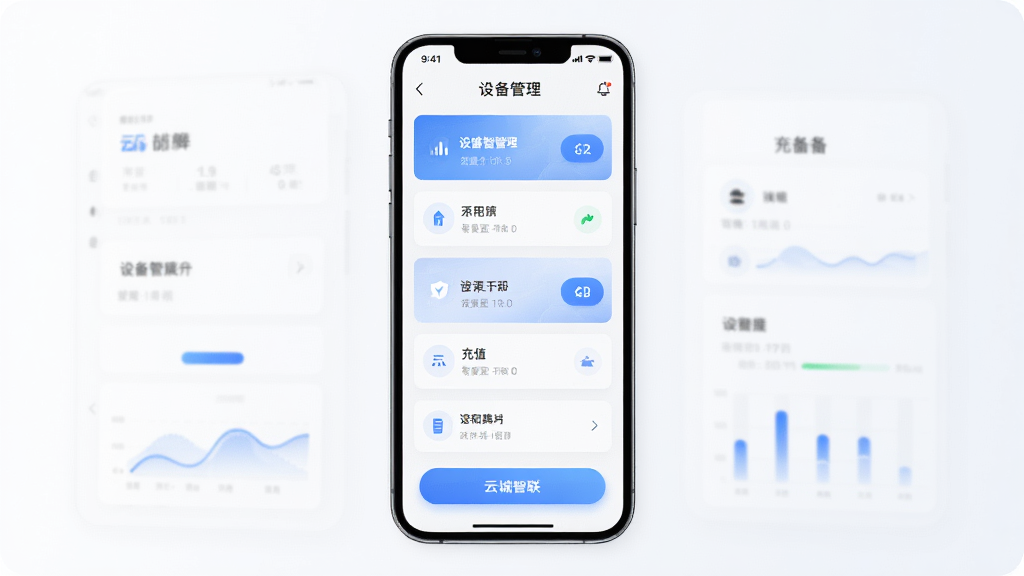 �Ƴ�����APP����չʾ������Ϊһ�������ֻ�����Ļ��ʾ�豸�����б��ͳ�ֵҳ�棬���־��У��Ű��࣬����ִ��Ƽ��У�ϸ�ڰ�����ɫ���䰴ť�Ϳ�Ƭʽ��ƣ������������ɾ����޶���Ԫ��