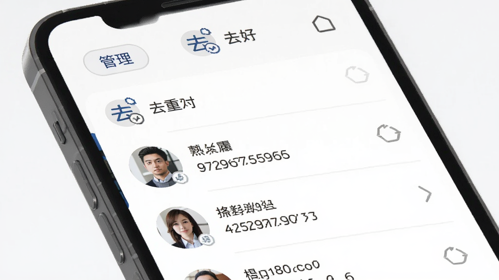 ��ҵ��¼��������ͨѶ¼���棬����Ϊ�ֻ���Ļ��ʾ��ϵ���б���ȥ����ʾ������Ϊ����������ť�·���ϵ����Ŀ���Ű��࣬���Ϊ���ż���磬ϸ�ڰ���ȥ��ͼ�ꡢ��ϵ��ͷ�񡢺����ֶΣ����ʸ��壬�ɾ��޶���Ԫ��