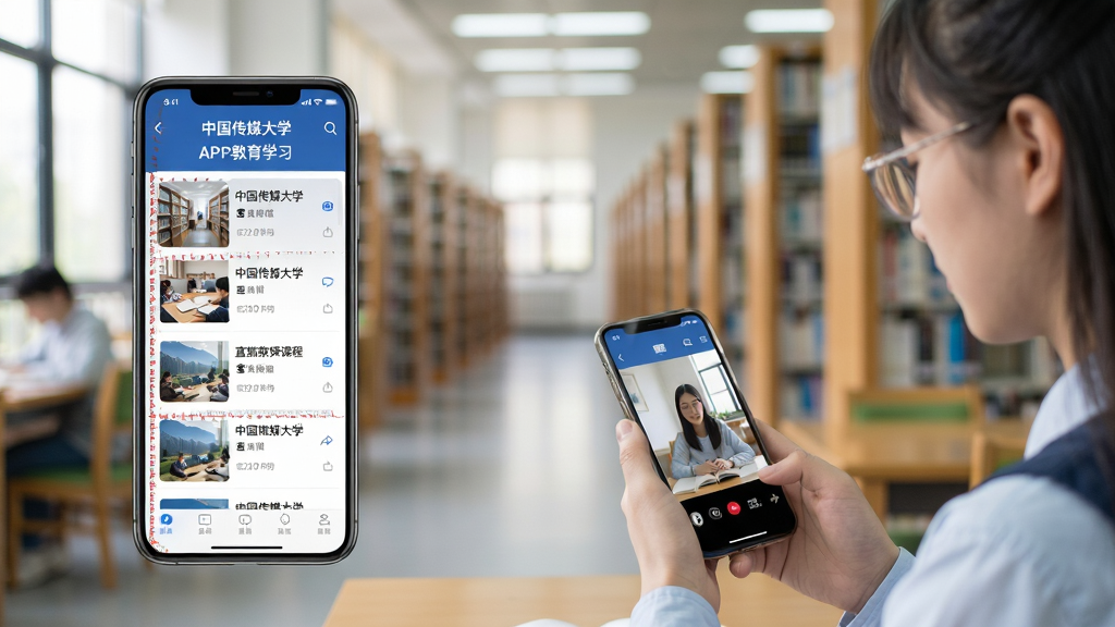 �й���ý��ѧAPP����ѧϰ���棬��Ļ��ʾ���߿γ��б���ֱ����ѧ���棬�Ա���ѧ��ʹ���ֻ�ѧϰ������Ϊͼ��ݣ�������£��Ű����룬ϸ�ڷḻ�������������ɾ��޶���Ԫ��