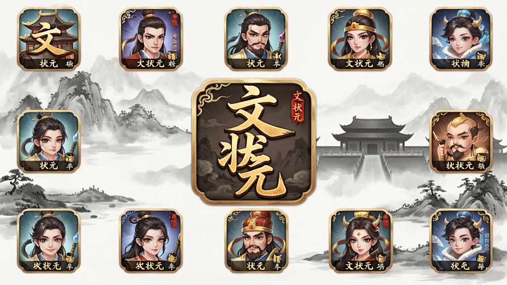 古风手游推荐合集封面,画面中排列多款古风游戏图标,中央突出