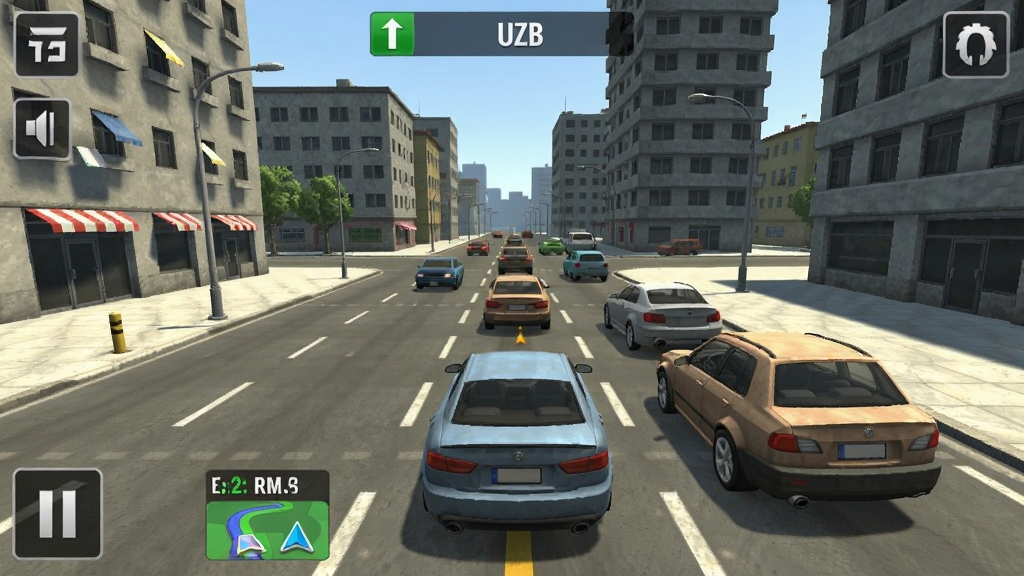 UZBͣ������Ϸ�����ͼ�����нֵ�������������ʻ�У�GPS������ʾ����ʵ���з�񣬻����������ɾ��޶���Ԫ��