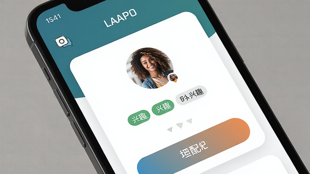 �ֻ���Ļ��ʾ��;APP���棬������һ�������������罻ƥ��ҳ�棬���ּ���������Ű���ÿ�Ƭʽ��ƣ�����ִ����£�ϸ����չʾͷ����Ȥ��ǩ��ƥ�䰴ť�����ʸ��壬�ɾ����޶���Ԫ��