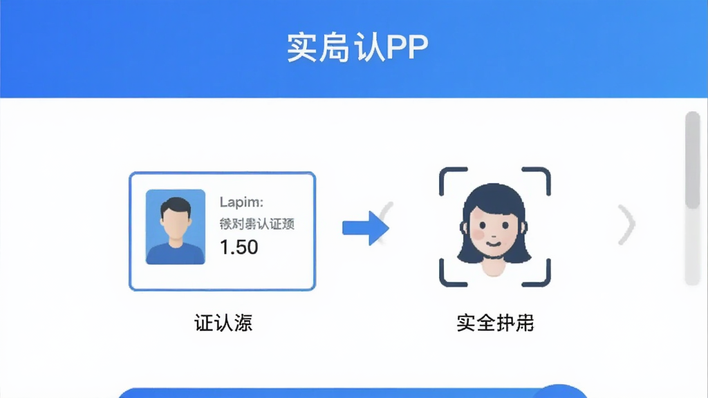 ��;APP��ʵ����֤ҳ�棬��������֤���̽��棬���־��У��Ű�ֱ�ۣ����ȫ�ɿ���ϸ�ڰ�������֤�ϴ�����沿ʶ��ͼ�꣬�����������ɾ����޶���Ԫ��