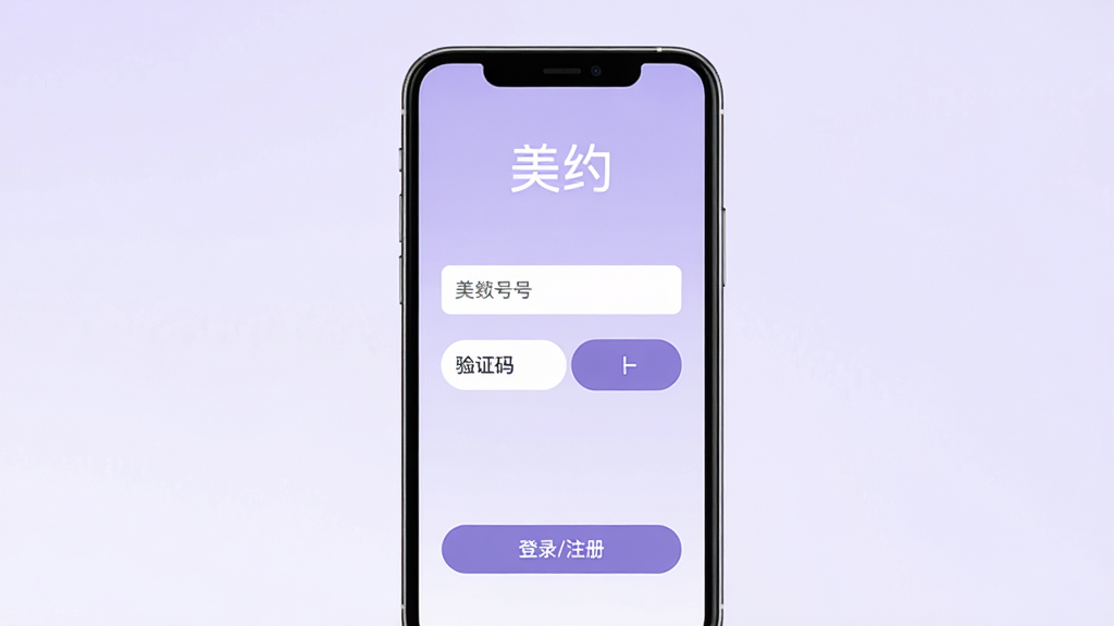 ��Լ�罻APPע���¼����չʾ���ֻ���Ļ������ʾ�ֻ�����������֤�밴ť������Ϊ����ɫ���䣬�����С���Լ�����ֱ�ʶ���ײ��С���¼/ע�ᡱ��ť������Լ��ˬ�����ʸ��壬�ɾ����޶���Ԫ��