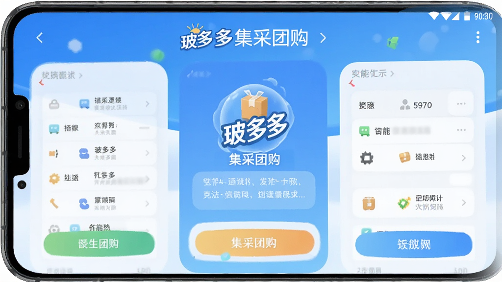 玻多多 集采团购 功能界面 安卓版