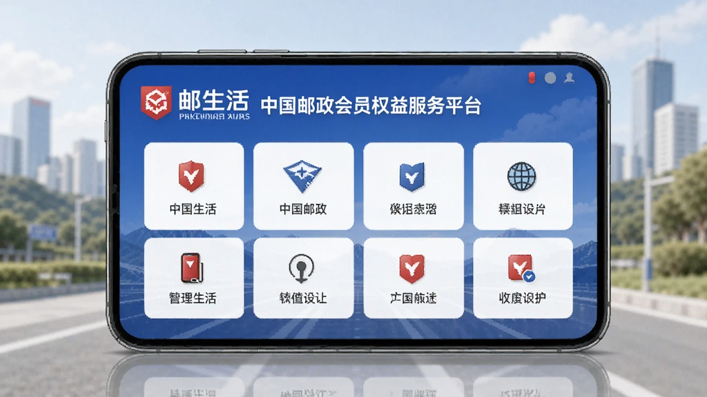 邮生活 中国邮政会员权益服务平台 功能界面展示