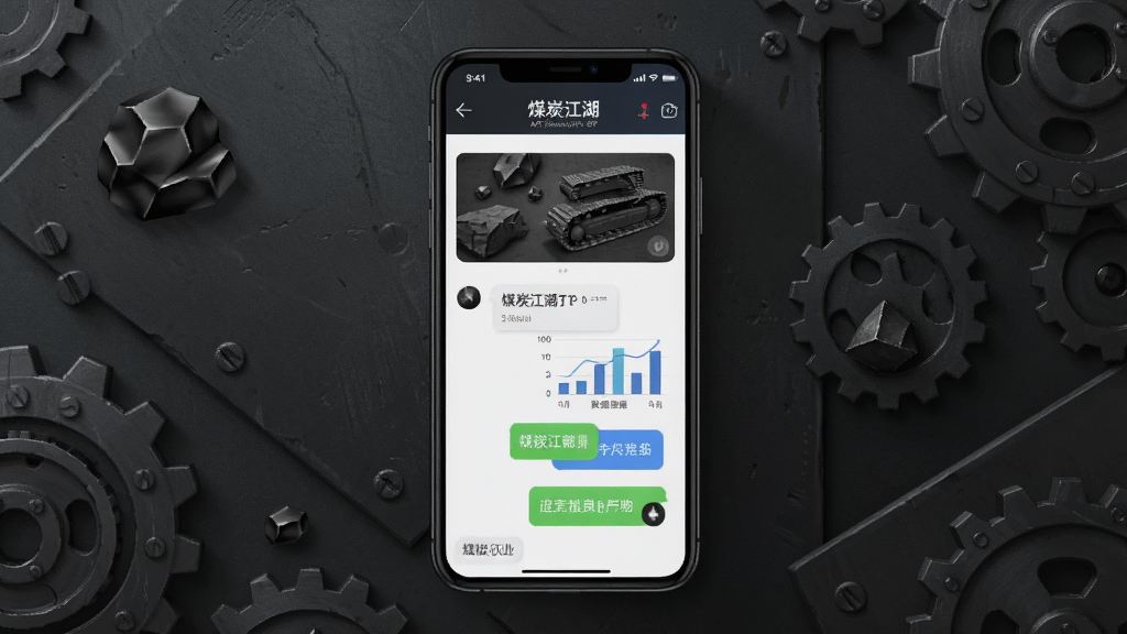 ú̿����APP����չʾ������Ϊ�ֻ���Ļ��ʾú̿��ҵ��Ѷ����Ⱥ������棬����Ϊ���з����ֻ�������Ϊ���ɫ��ҵ����Ű��࣬���Ƽ�����ϸ�ڰ���ú̿ͼ�ꡢ����ͼ�����������ݣ����ʸ��壬�ɾ����޶���Ԫ��
