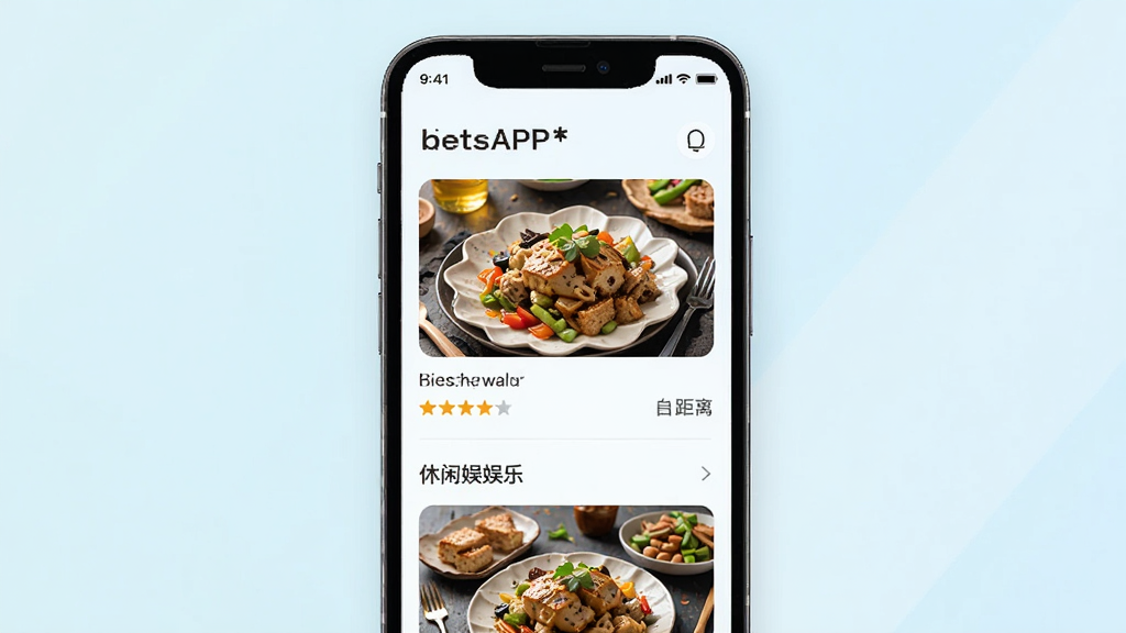 ����APP������������棬����Ϊ�ֻ���Ļ��ʾ��ʳ�����������б�������Ϊ��������б����Ű����������Ϊ����ǳɫϵ��ϸ�ڰ�����ʳͼƬ�����ֺ;����ǩ�������������ɾ����޶���Ԫ��