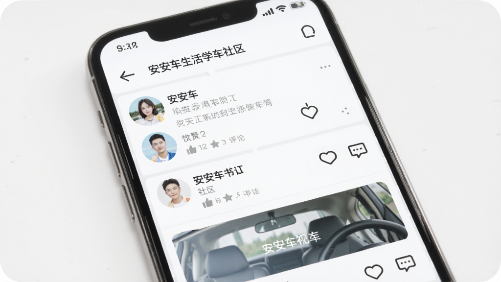 ����������ѧ������ҳ�棬����Ϊ�ֻ���Ļչʾ����Ƶ�б�������Ϊ���»�����Ϣ�����Ű����룬�������������ϸ�ڰ���ͷ�񡢵��ް�ť������ͼ�꣬���ʸ��壬�ɾ����޶���Ԫ��