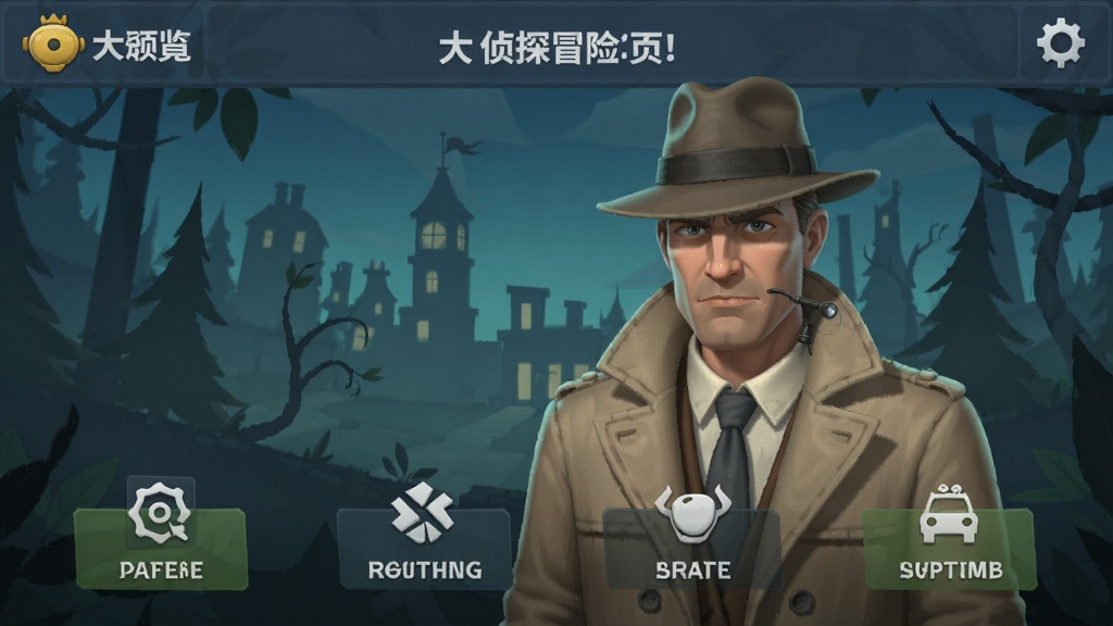 侦探冒险 安卓版 功能界面预览