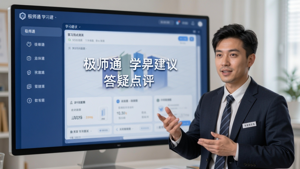 极师通 学习建议 答疑点评 功能界面