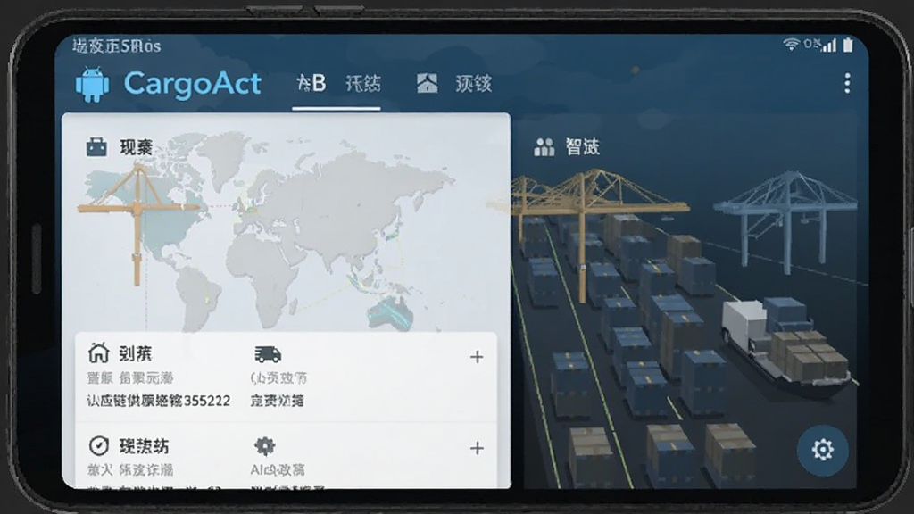 CargoAct 安卓版 供应链跟踪界面
