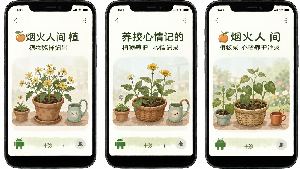 烟火人间 植物养护 心情记录 安卓版
