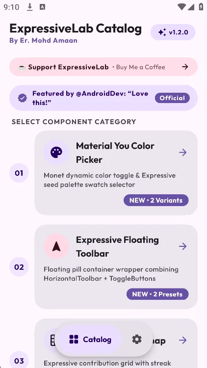 Material 3��׿��app(JustForPixelexpressiveLab)v1.2.0���°����н�ͼ