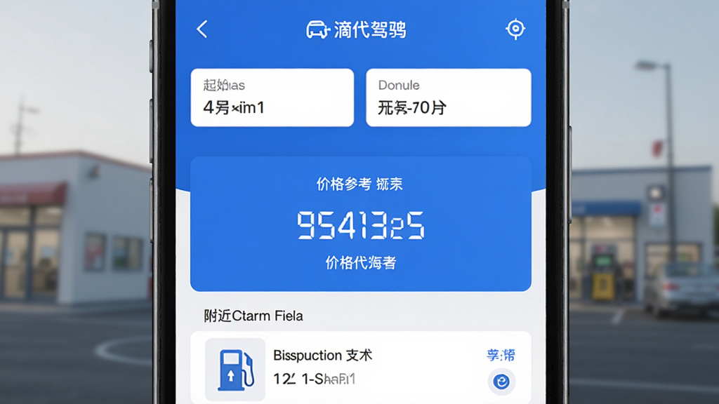 �ֻ���Ļ��չʾe�δ��ݼƼ�������ҳ��ҳ���Ϸ�����ʼ����Ŀ�ĵ�������м���ʾ�۸�ο����֣��·��Ǹ�������վ�б������岼��������������ɫ����ƽ��UI��񣬸ɾ����࣬�޶���Ԫ�أ����廭��