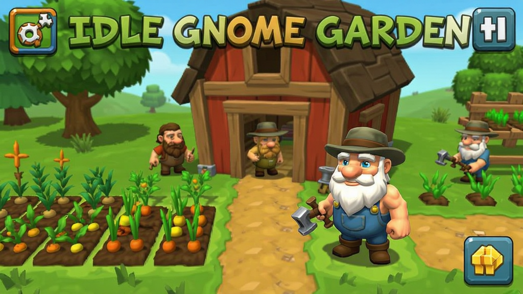 ���õؾ�ũ�� Idle Gnome Garden ��Ϸ��ͼ ��׿��