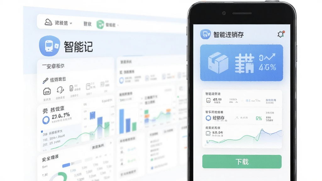 智慧记进销存 安卓版 下载 功能界面