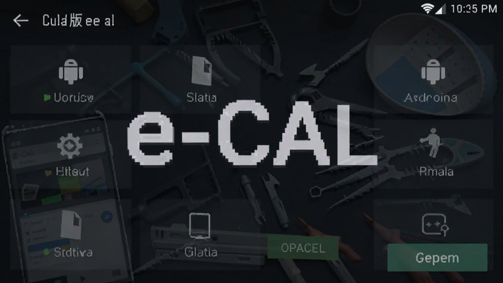 e-CAL ��׿�� ���ܽ��� ������ͼ