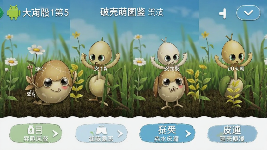 破壳萌图鉴 安卓版 功能界面