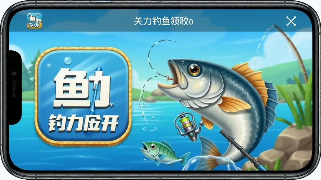 鱼力全开钓鱼 安卓版 钓鱼工具软件界面