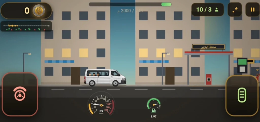 Ʊ����������ʻ (Fare Drive)1.1.7 ģ���ʻ���н�ͼ