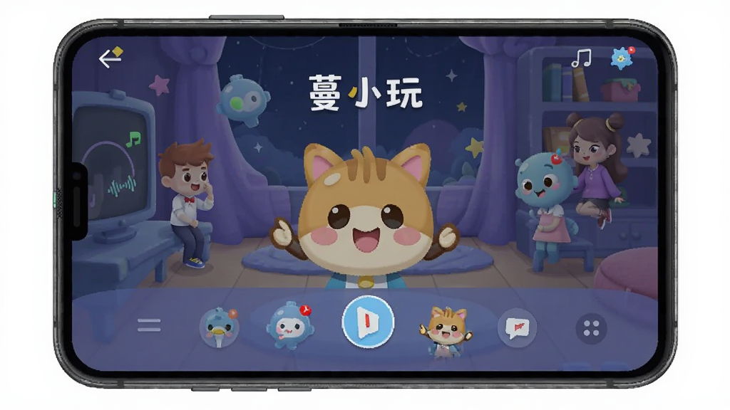 蔓小玩 安卓版 语音房间界面