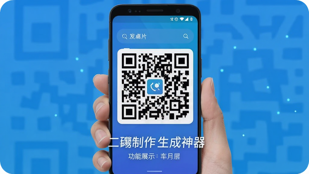 二维码制作生成神器 功能展示图 安卓版