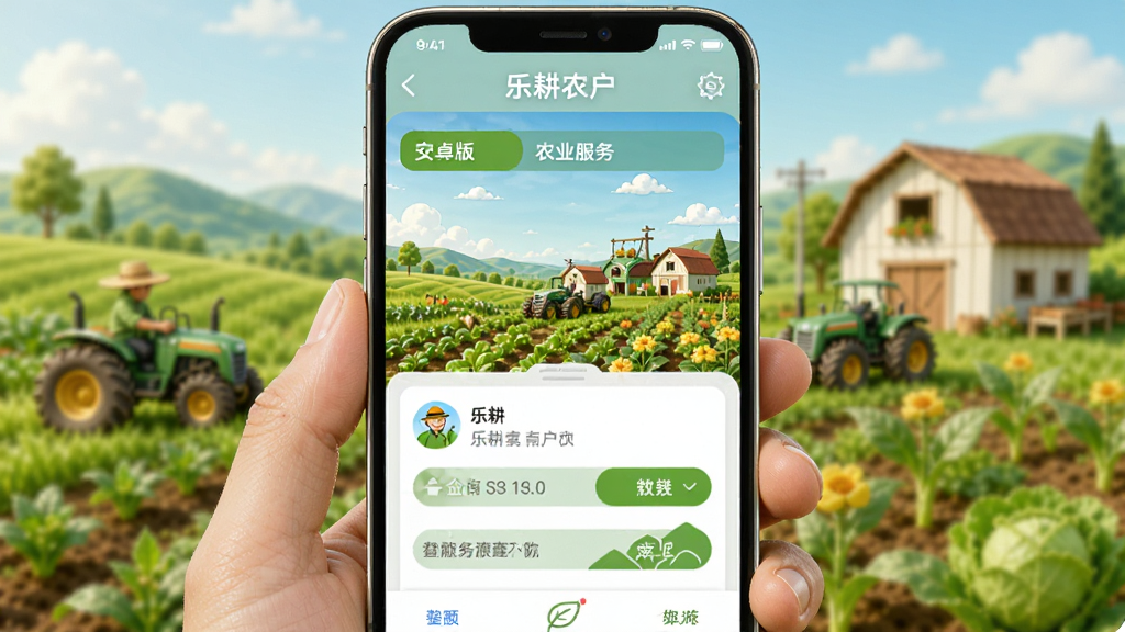 乐耕农户 安卓版 农业服务软件界面
