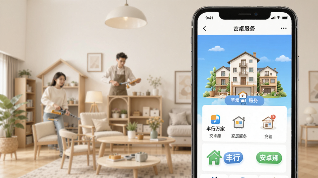 丰行万家 安卓版 家居服务应用界面
