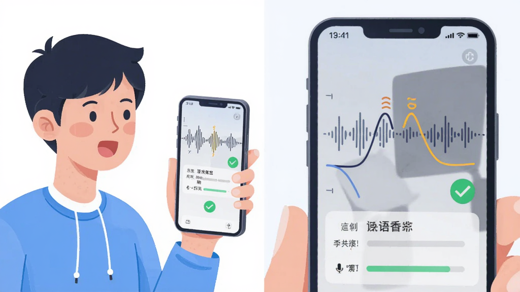 һ��չʾSuperChinese����ʶ���ܵĳ����廭������������һλѧϰ�߶����ֻ�˵���ģ��ֻ���Ļ��ʾ�����ͷ������֣�����Ϊ���ҷ��������������Ҳ����ֻ����棬���Ϊ���±�ƽ�廭�磬ϸ�ڰ����������ߺ���ɫ�Թ������������ɾ����޶���Ԫ��