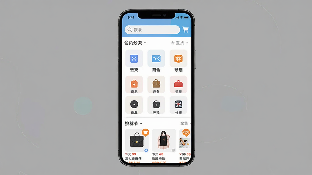 ������óAPP��ҳչʾ������Ϊ�ֻ���Ļ����ʾ���̹�����棬����Ϊ�������������в���Ʒ����ͼ�����񡢵ײ��Ƽ���Ʒ�б����Ű��������룬���Ϊ�ִ���Լ��ƽ����ƣ�ϸ�ڰ��������򡢹��ﳵͼ�ꡢ�Żݱ�ǩ�����ʸ���ɾ��޶���Ԫ��