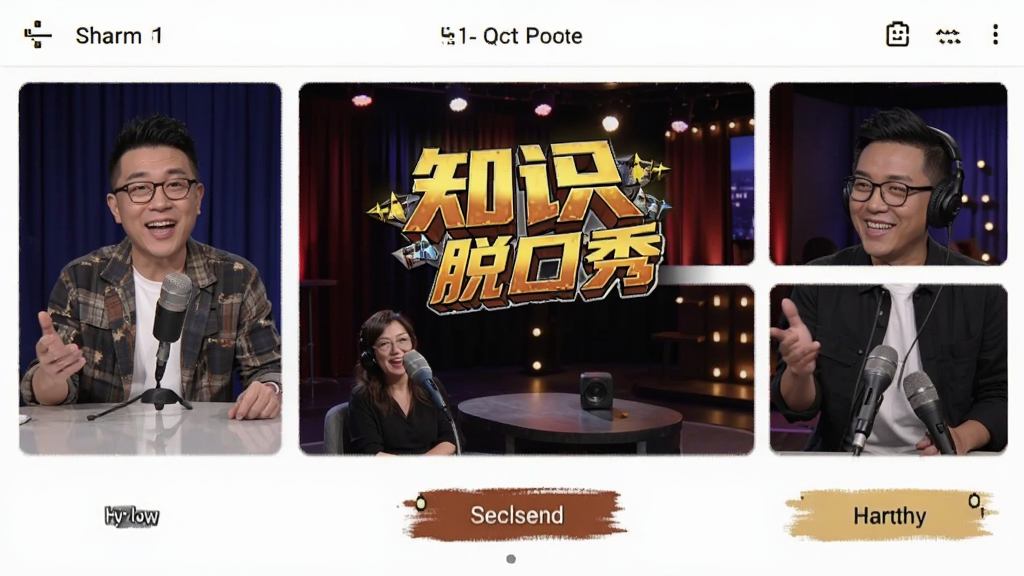 知识脱口秀 功能界面 安卓版 操作截图