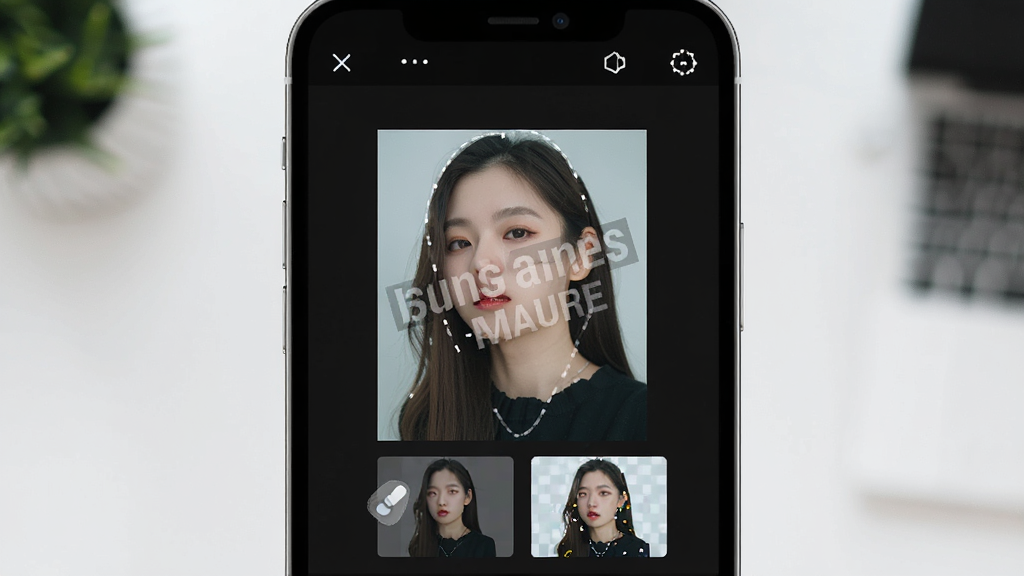 �ֻ���Ļ��ʾ��ͼApp��ͼ���棬����Ϊһ��������Ƭ����ȥ��ˮӡ������Ϊ�ֻ�������ͼ��ʽ���Ű�������������ִ��Ƽ��У�ϸ�ڰ���ͿĨ���ߺ�Ч���Աȣ����ʸ��壬�ɾ����޶���Ԫ��